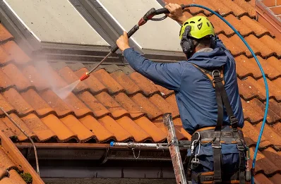 Démoussage et hydrofuge de toiture à Cunèges